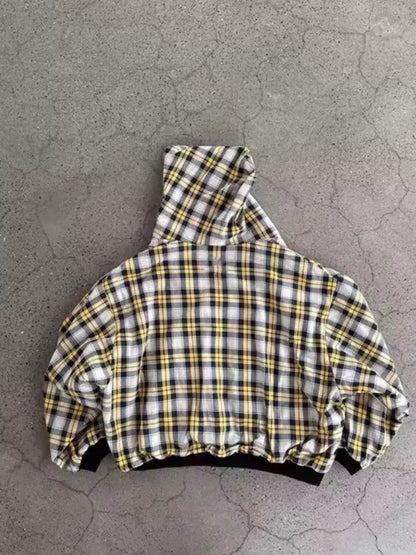 Revelse™ Reversible Hooded Patchwork Polyester Jacket