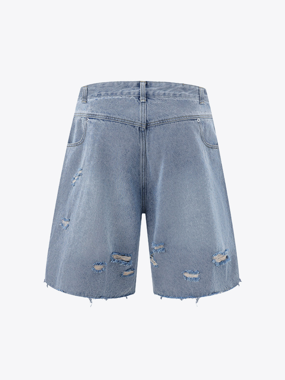 Revelse™ Men's Ripped Distressed Denim Jacket and Pants Set