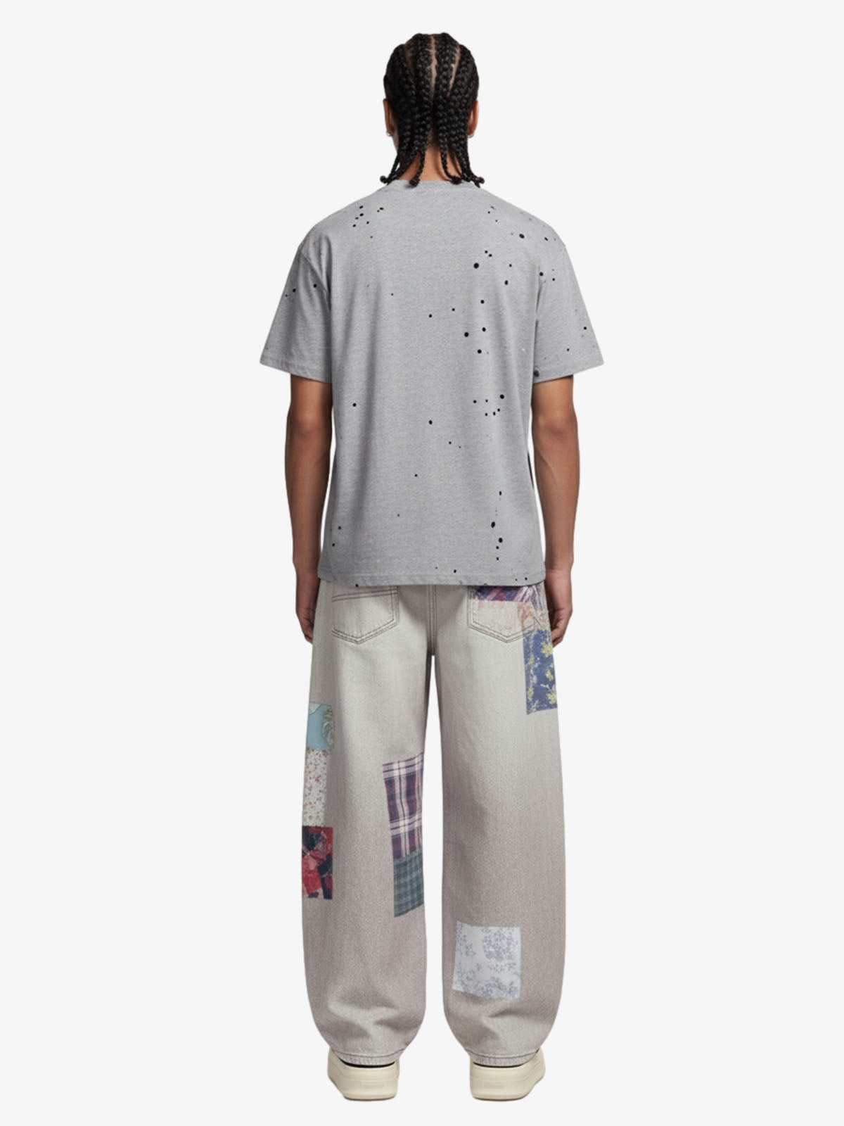 Revelse™ Retro Ink Splash Graphic T-Shirt
