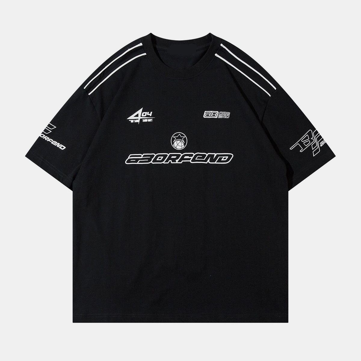 Revelse™ Oversized Varsity Racing Graphic T-Shirt