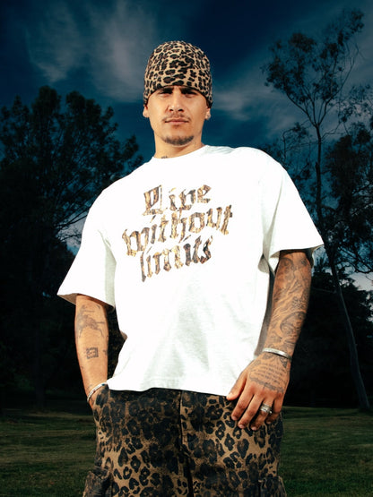 Revelse™ Oversized Cotton Camo Graphic T-Shirt