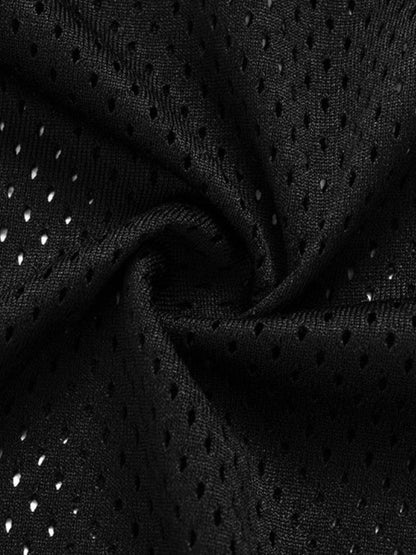 Revelse™ Mesh Varsity Short-Sleeve Sports Jersey with Oversized Numeral
