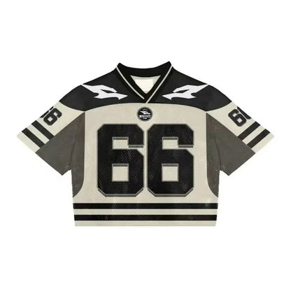 Revelse™ Unisex Mesh Football Jersey with Graphic Print