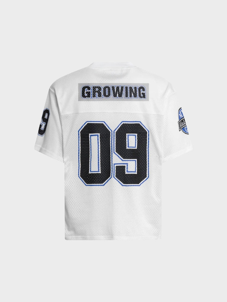 Revelse™ Mesh Varsity Short-Sleeve Sports Jersey with Oversized Numeral