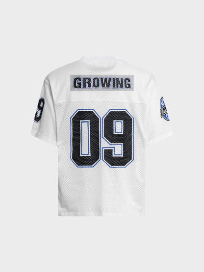 Revelse™ Mesh Varsity Short-Sleeve Sports Jersey with Oversized Numeral