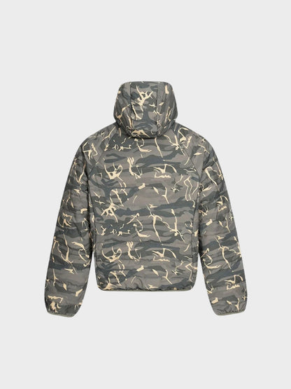 Revelse™ Camouflage Insulated Quilted Jacket With Side Zipper