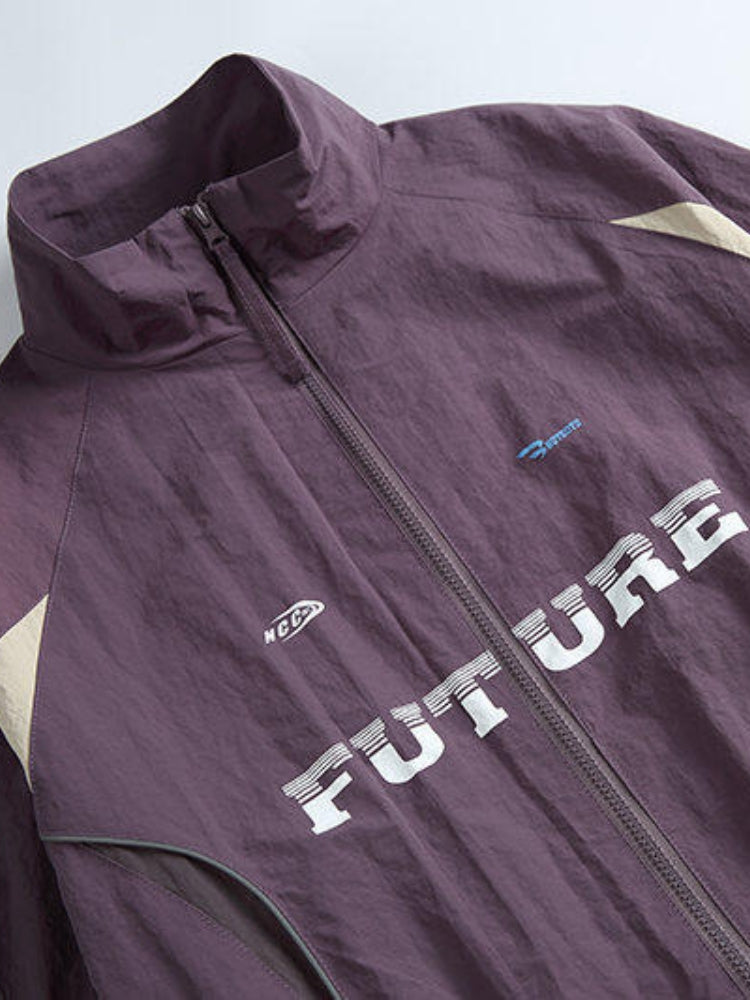 Revelse™ Polyester Stand Collar Track Jacket Lightweight