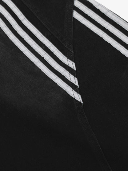 Revelse™ Contrast Stitching Barrel Leg Denim Jeans