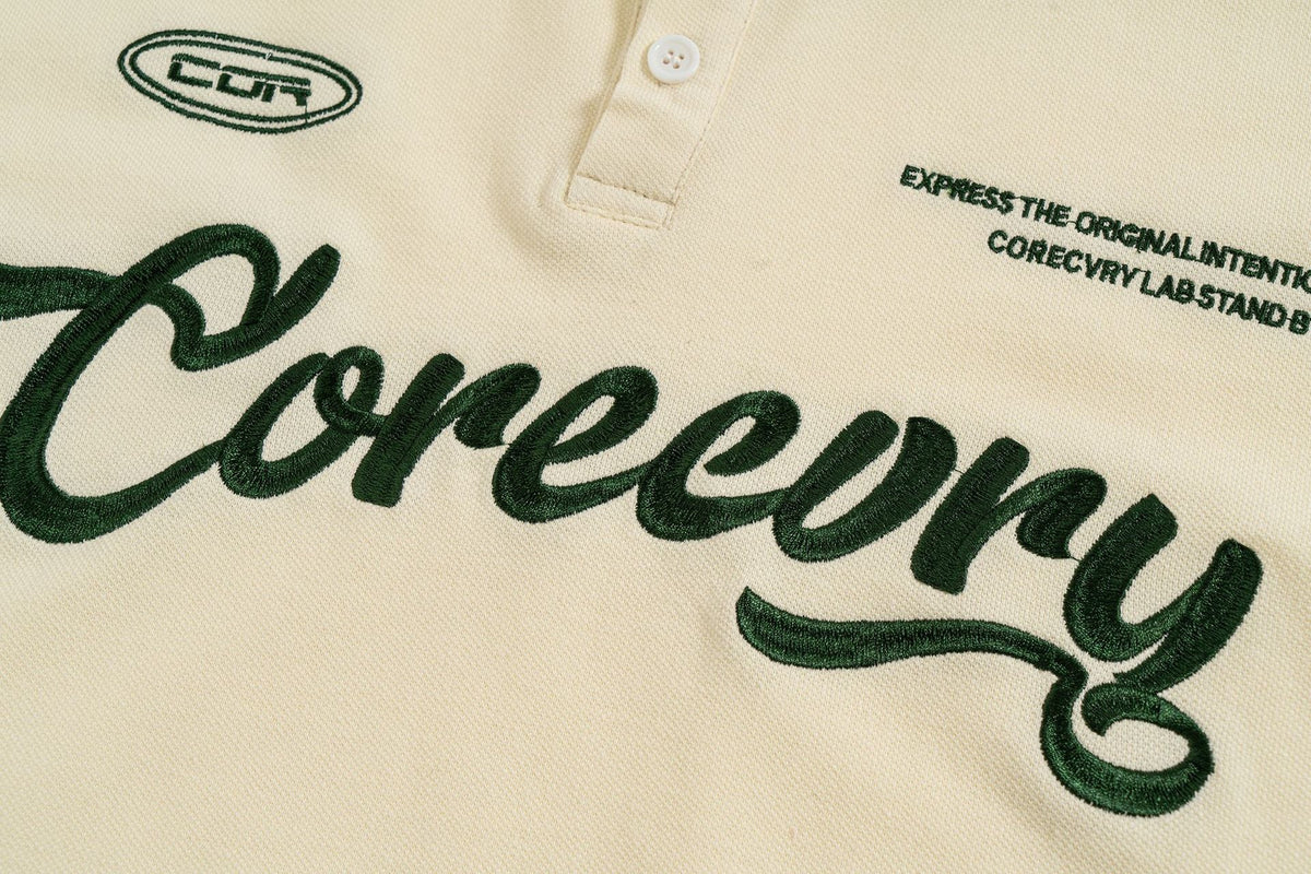 Revelse™ Embroidered Varsity Polo Shirt for Men