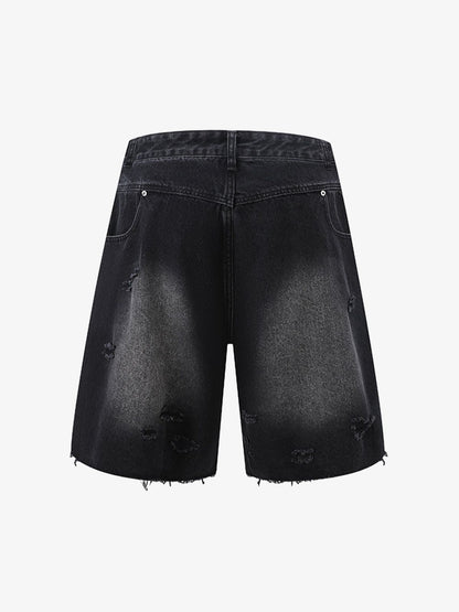 Revelse™ Men's Ripped Distressed Denim Jacket and Pants Set