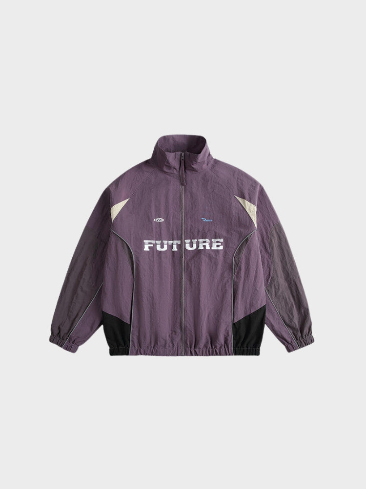 Revelse™ Polyester Stand Collar Track Jacket Lightweight