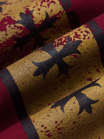 Lower-leg detail of wide-leg sweatpants