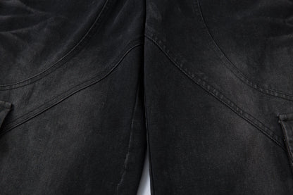Revelse™ Distressed Washed Multi-Pocket Denim Jeans