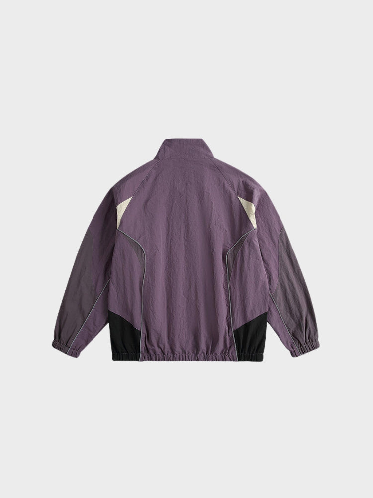 Revelse™ Polyester Stand Collar Track Jacket Lightweight