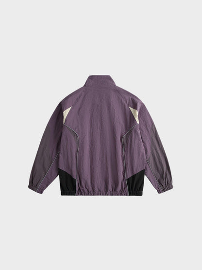 Revelse™ Polyester Stand Collar Track Jacket Lightweight