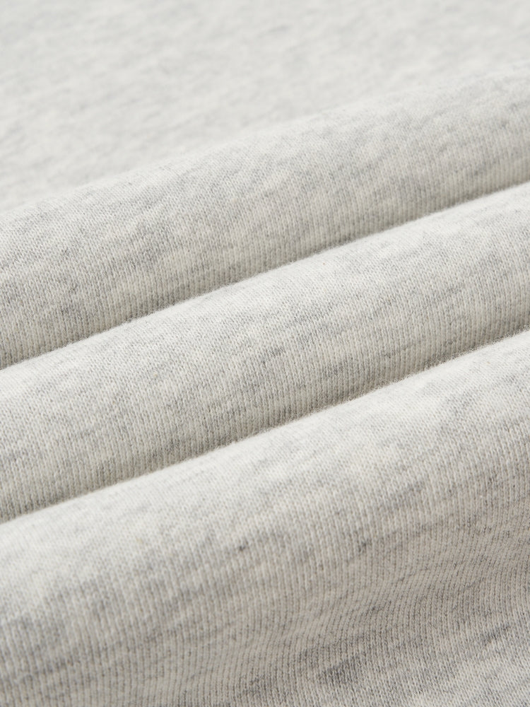 Revelse™ Oversized Cotton Blend Tracksuit Set Light Grey