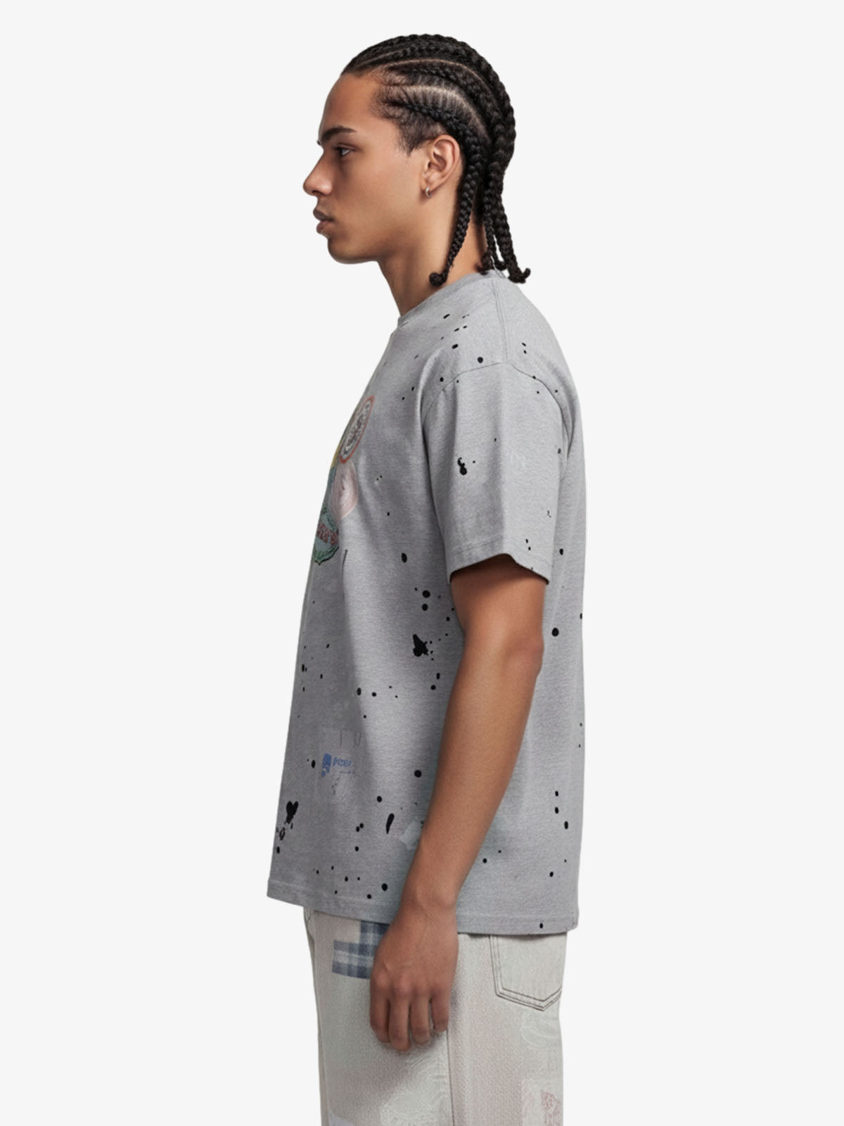 Revelse™ Retro Ink Splash Graphic T-Shirt