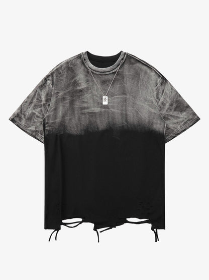 Revelse™ Metal Tag Street Rap Graphic T-Shirt