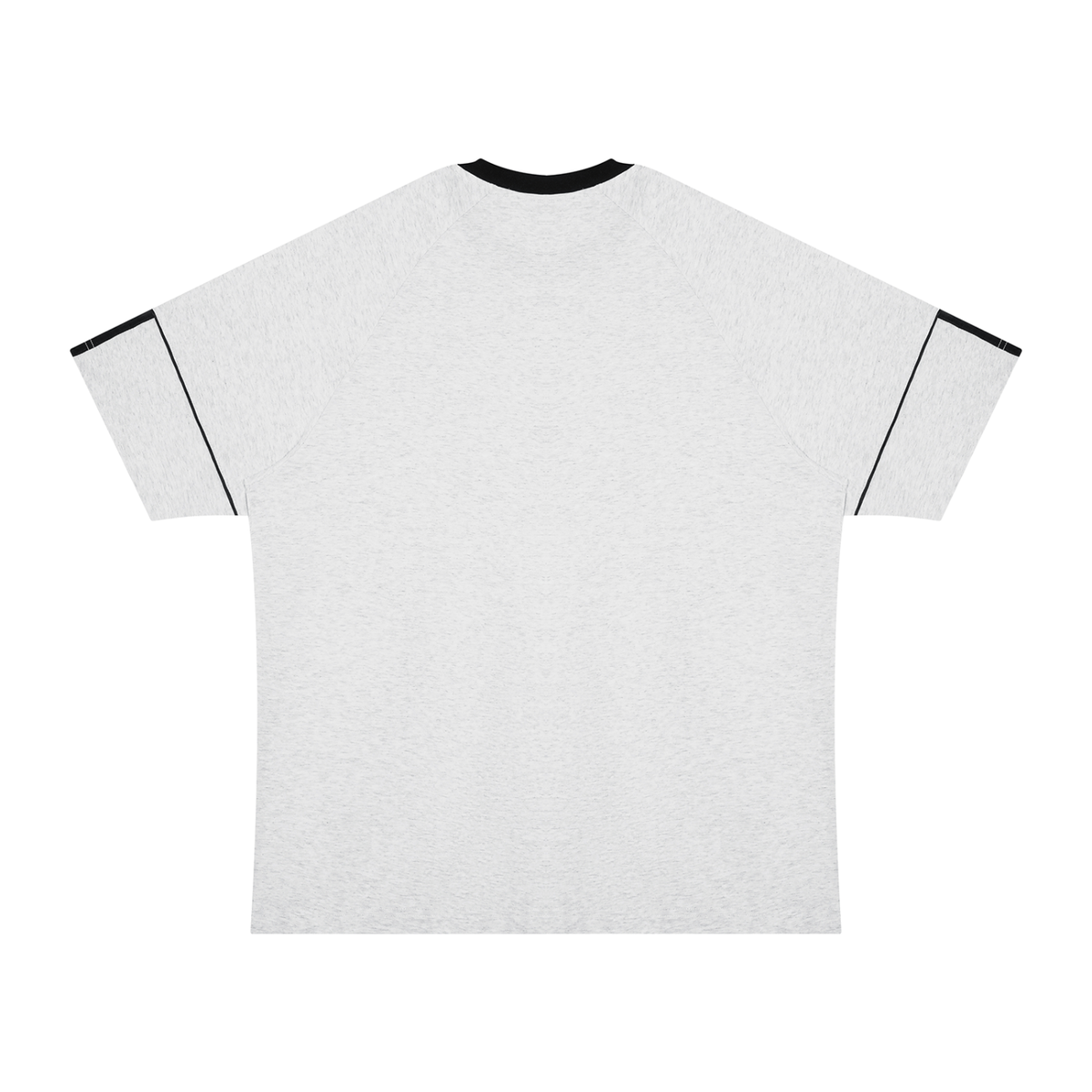 Back detail of the colour block cotton T-shirt