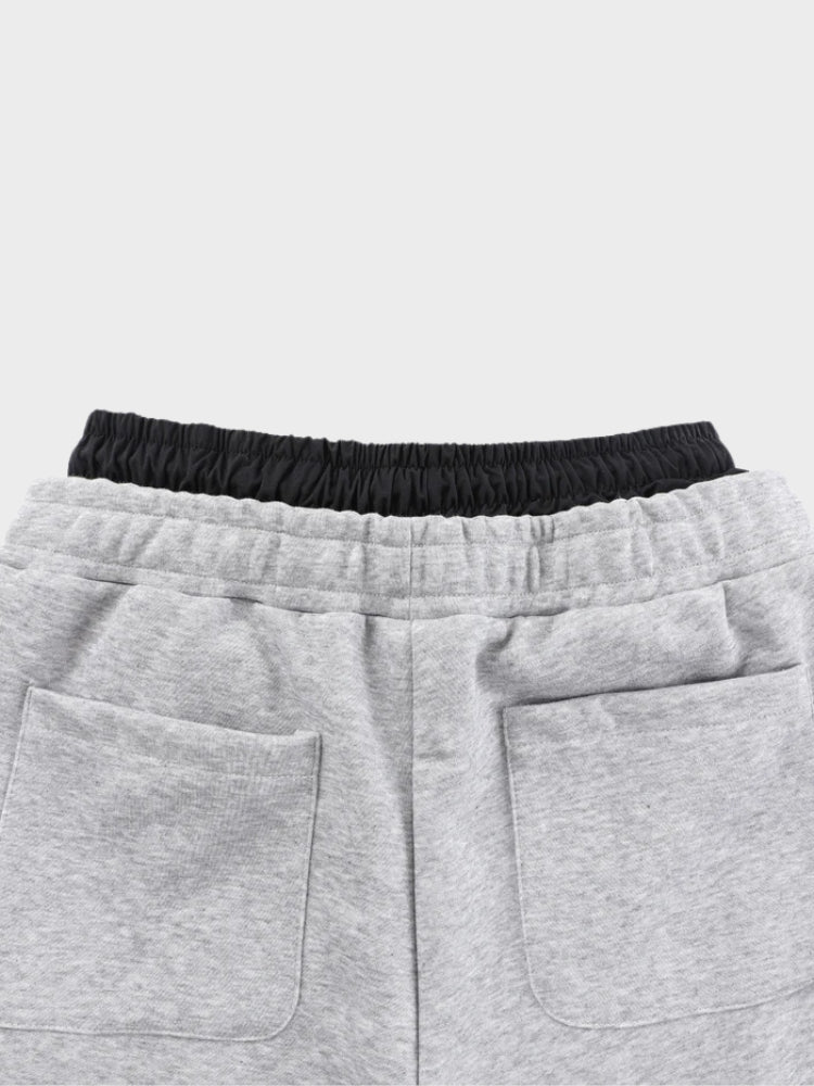 Revelse™ Wide-Leg Cotton Joggers with Side Stripe Panels