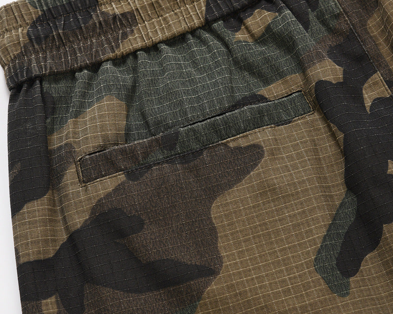 Revelse™ Men's Camo Cargo Shorts Streetwear Utility Style