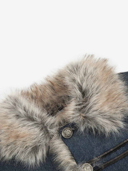 Side view showing the padded shape and collar
