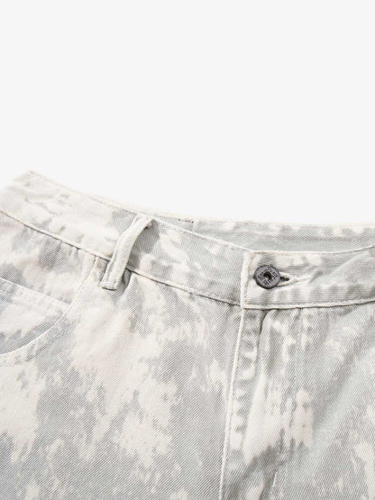 Revelse™ Paint Effect Distressed Denim Jeans