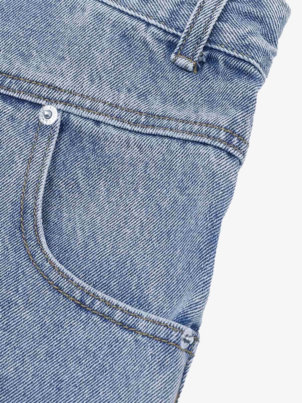 Revelse™ Men's Ripped Distressed Denim Jacket and Pants Set