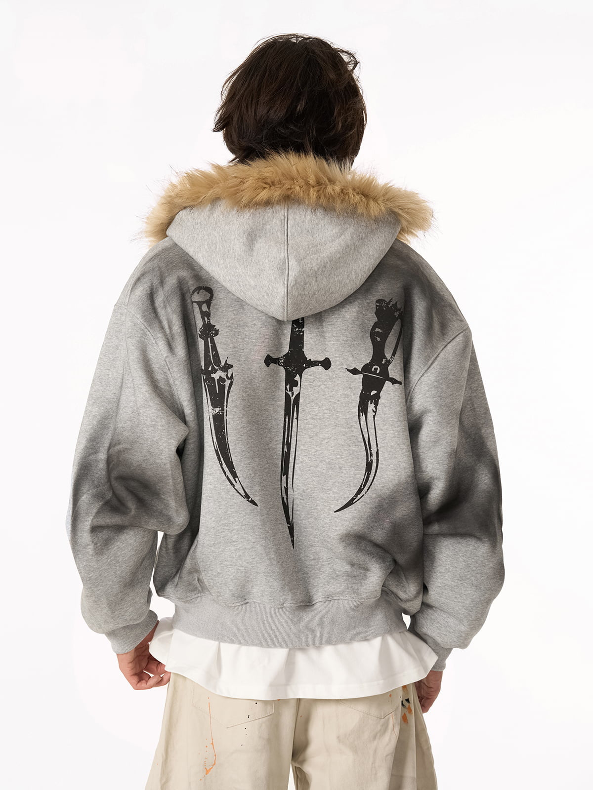 Revelse™ Graphic Print Hooded Jacket for Men