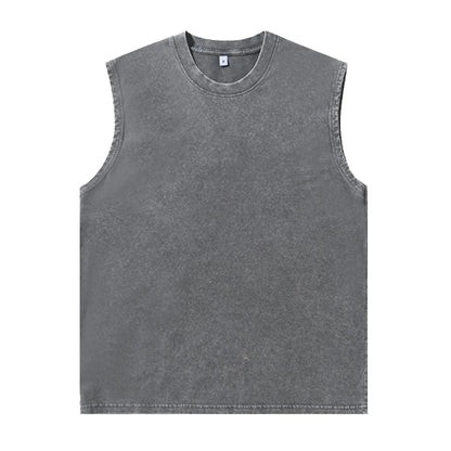 Revelse™  Men's Cotton Washed Sleeveless Tank Top
