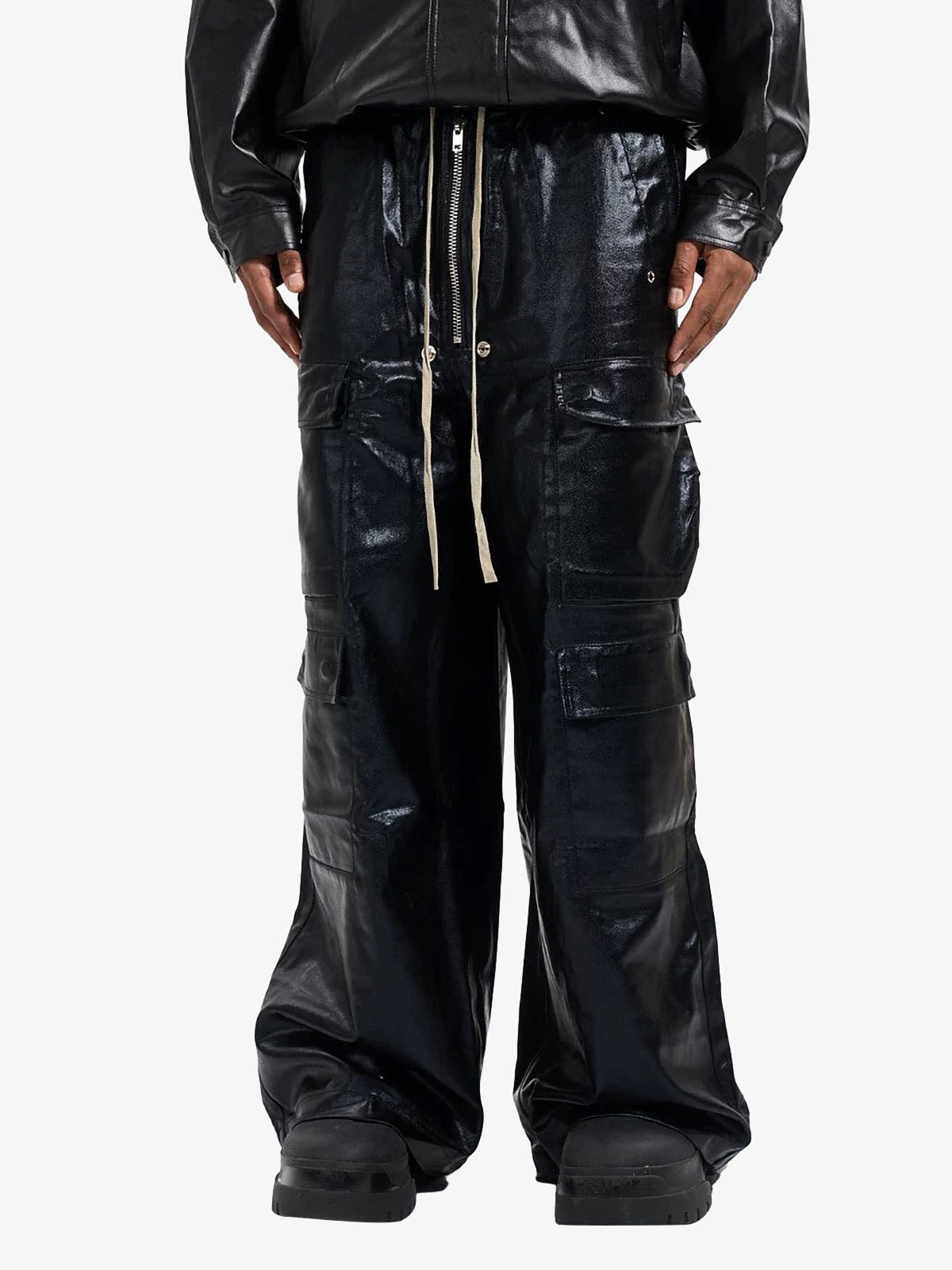 Revelse™ Black Porterville Cargobelas Cargo Pants