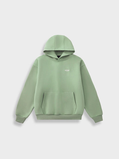 Revelse™ Oversized Cotton Blend Hoodie and Jogger Tracksuit Set Light Green