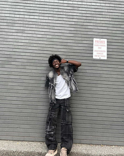 Revelse™ Embroidered Hip-Hop Street Style Jeans