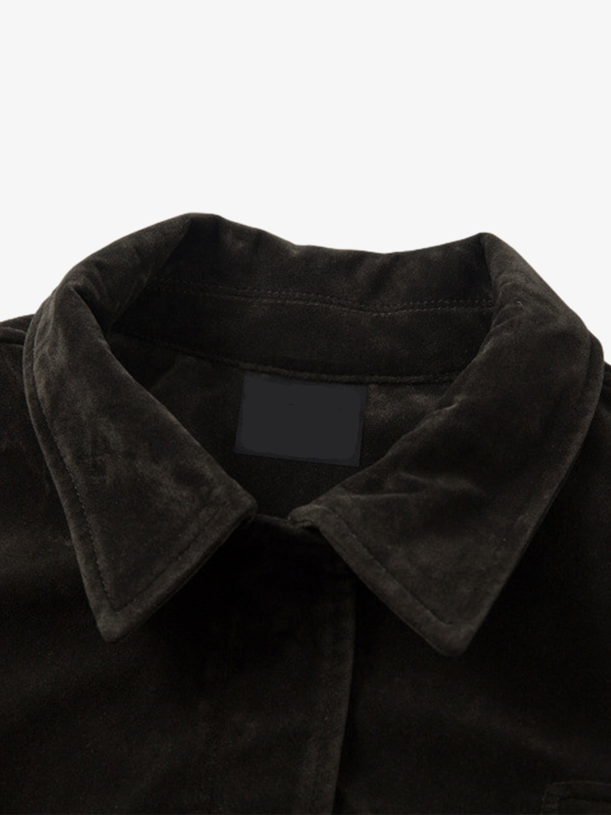 Revelse™ Retro Suede Bomber Jacket with Metal Button Lapel