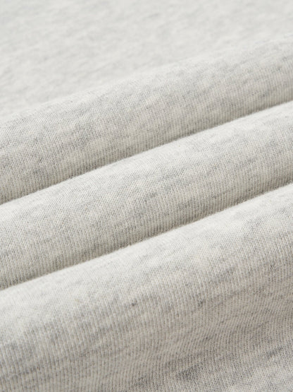 Revelse™ Oversized Cotton Blend Tracksuit Set Light Grey