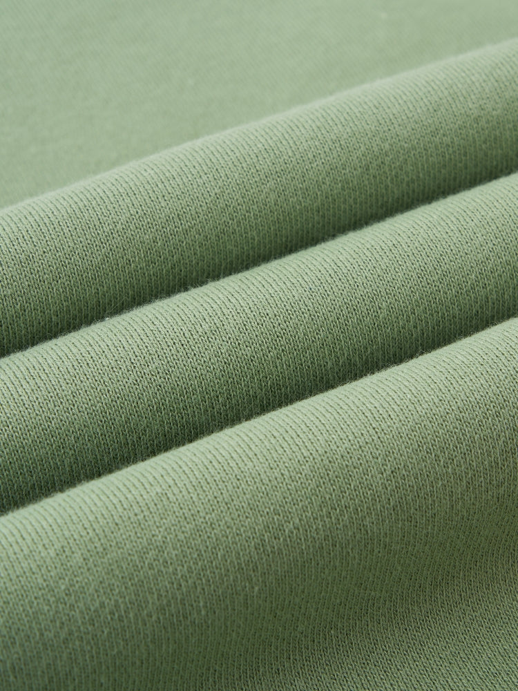 Revelse™ Oversized Cotton Blend Hoodie and Jogger Tracksuit Set Light Green