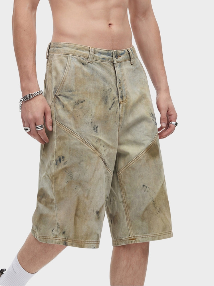 Revelse™ Cotton Loose-Fit Knee-Length Shorts Light Coffee
