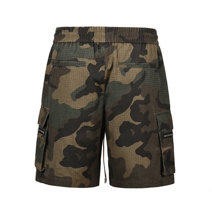 Revelse™ Men's Camo Cargo Shorts Streetwear Utility Style