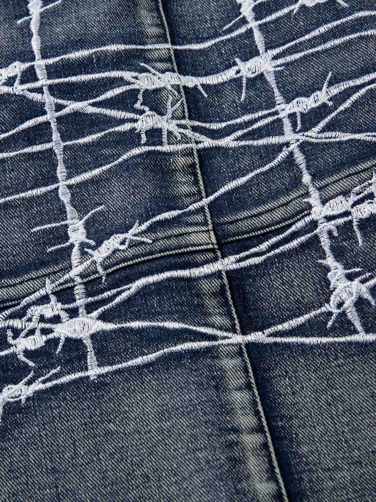 Revelse™ Embroidered Hip-Hop Street Style Jeans