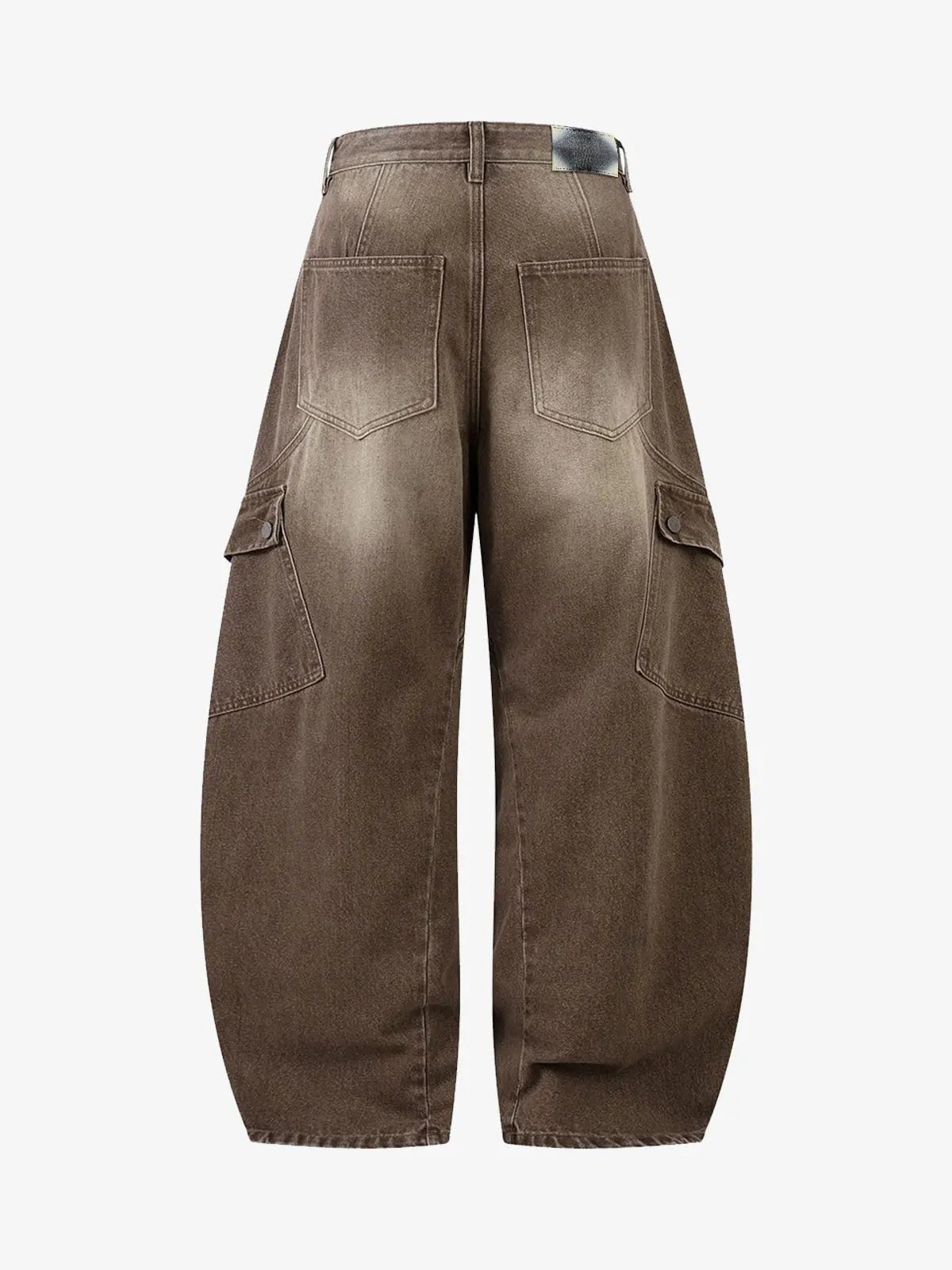 Revelse™ Vintage Washed Men's Workwear Barrel Jeans
