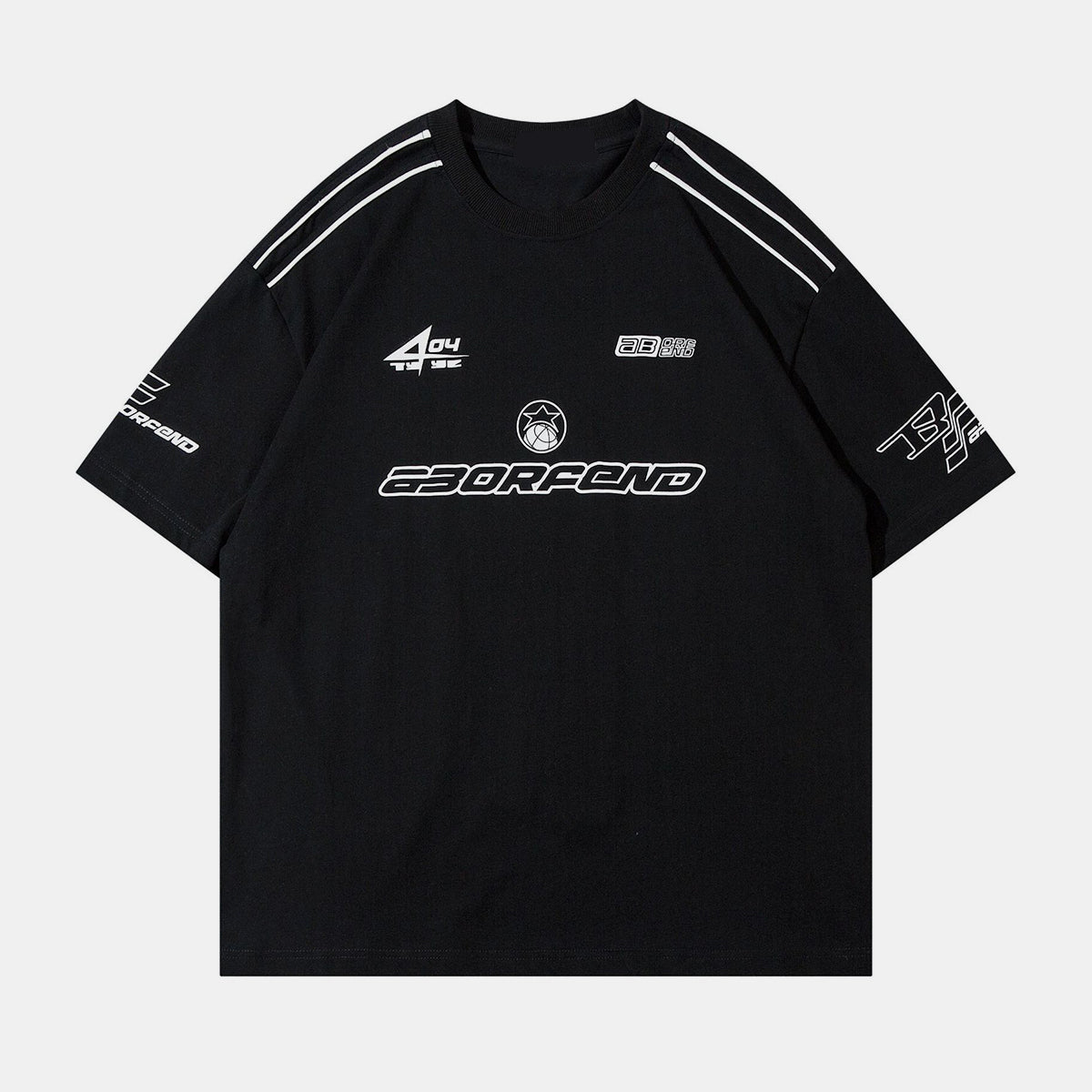 Revelse™ Oversized Varsity Racing Graphic T-Shirt