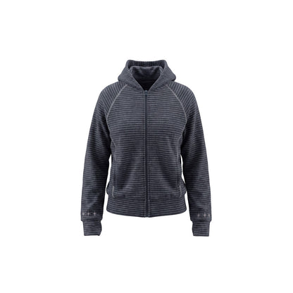 Striped Zip-Up Hoodie With Raglan Sleeves