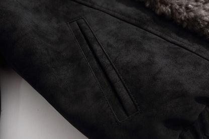 Front view showing the structured quilted design of the jacket