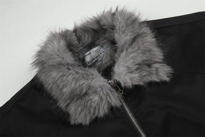 Close-up of the padded fabric on a men's bomber jacket