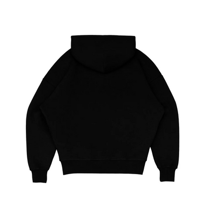 Revelse™ Cotton Blend Hoodie And Joggers Tracksuit Black And Grey