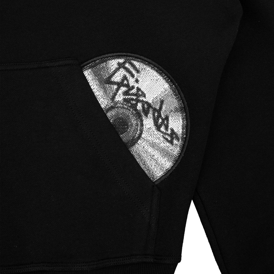 Revelse™ Cotton Blend Hoodie And Joggers Tracksuit Black And Grey