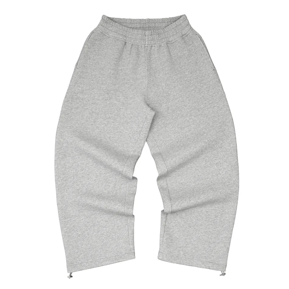 Revelse™ Cotton Blend Hoodie And Joggers Tracksuit Black And Grey