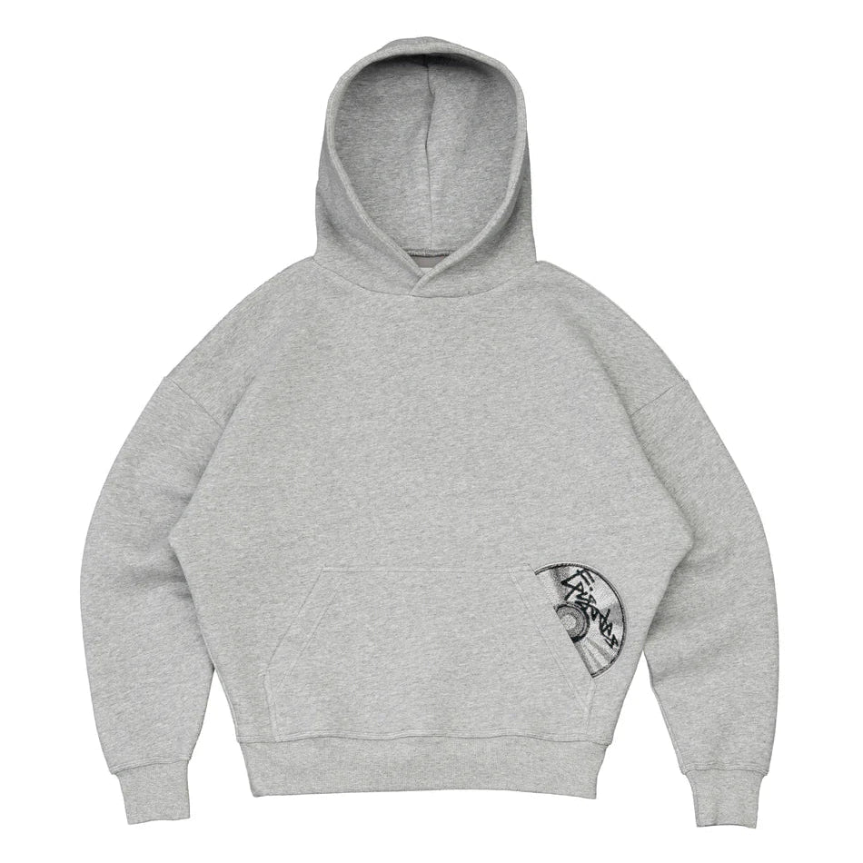 Revelse™ Cotton Blend Hoodie And Joggers Tracksuit Black And Grey