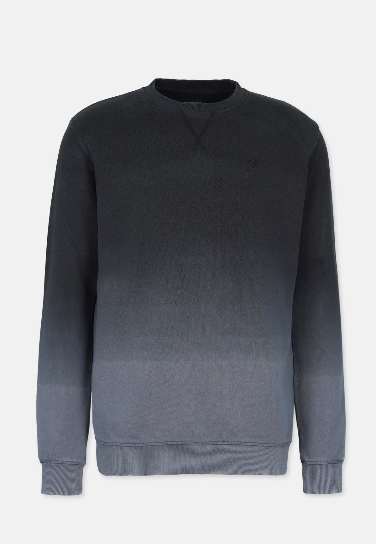 Revelse™ Organic Cotton Dip Dye Sweatshirt Black