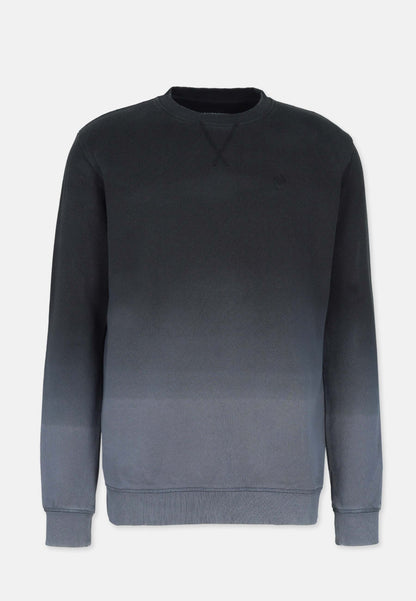 Revelse™ Organic Cotton Dip Dye Sweatshirt Black